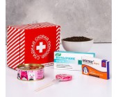 Сладкая аптечка «Сладкая скорая помощь» (леденец, конфеты, чай, шоколад)